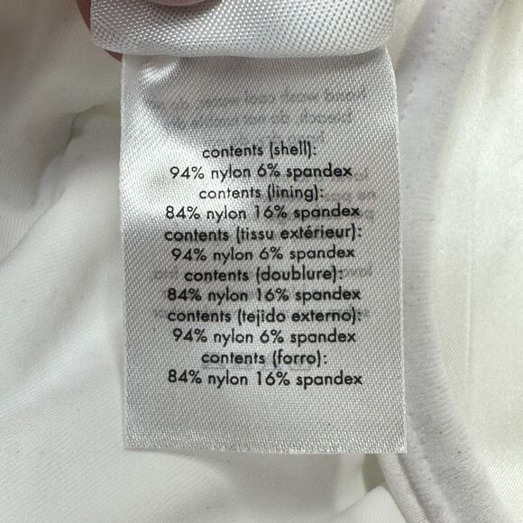 Onia Lila Surplus Colorblock One Piece Swimsuit Pink White Women XS NWOT - Picture 8 of 8